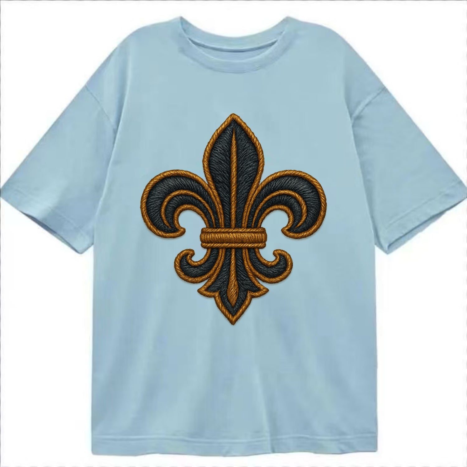 Fleur de Lis  - Classic T-shirt - Light Blue