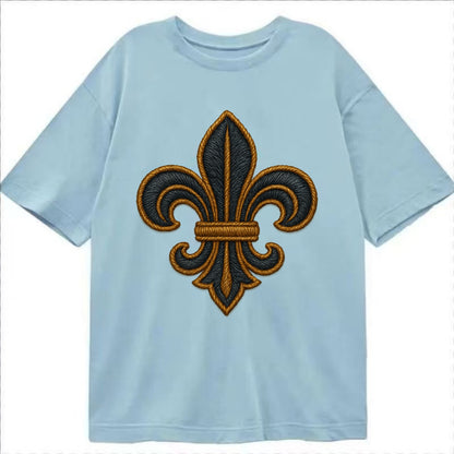 Fleur de Lis  - Classic T-shirt - Light Blue