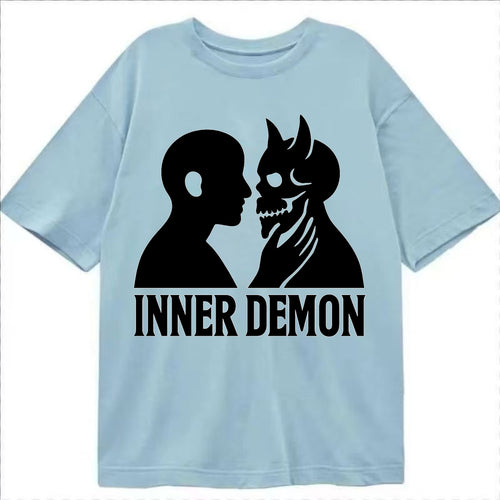 Inner Demon - Figure confronting shadow Classic T-shirt