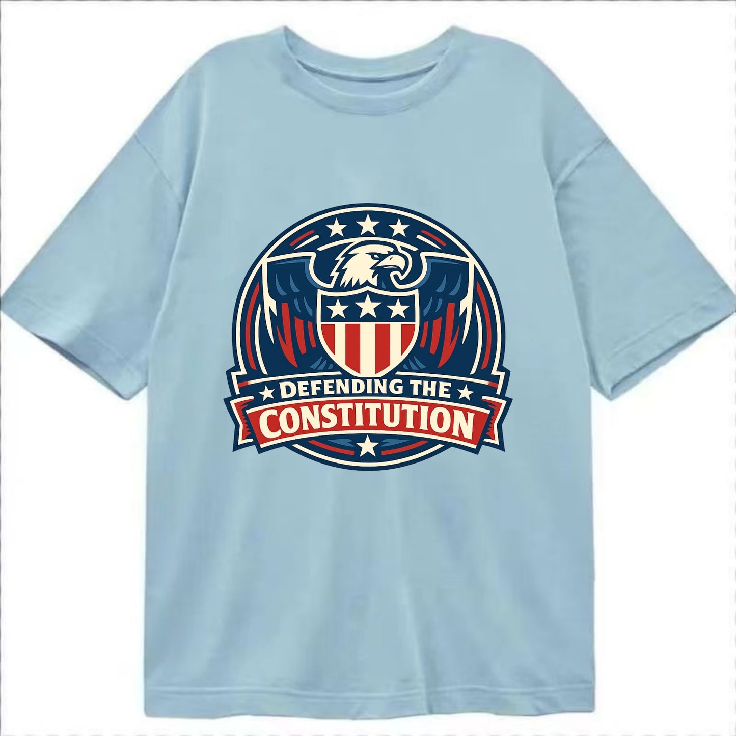 Defend Constitution - Classic T-shirt - Light Blue