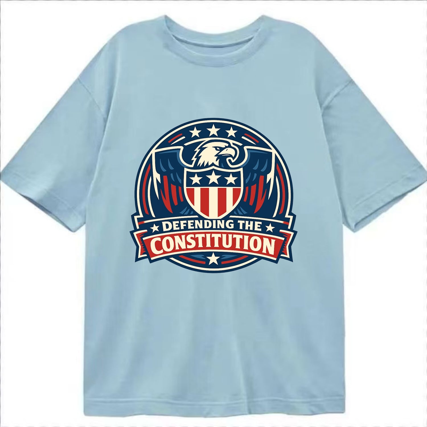 Defend Constitution - Classic T-shirt - Light Blue