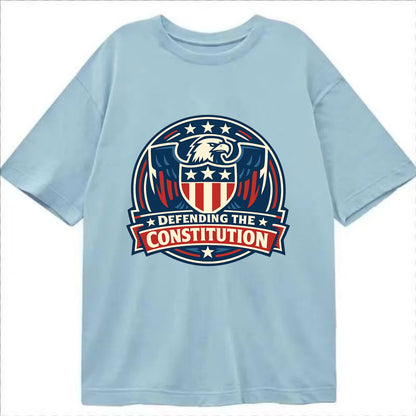 Defend Constitution - Classic T-shirt - Light Blue