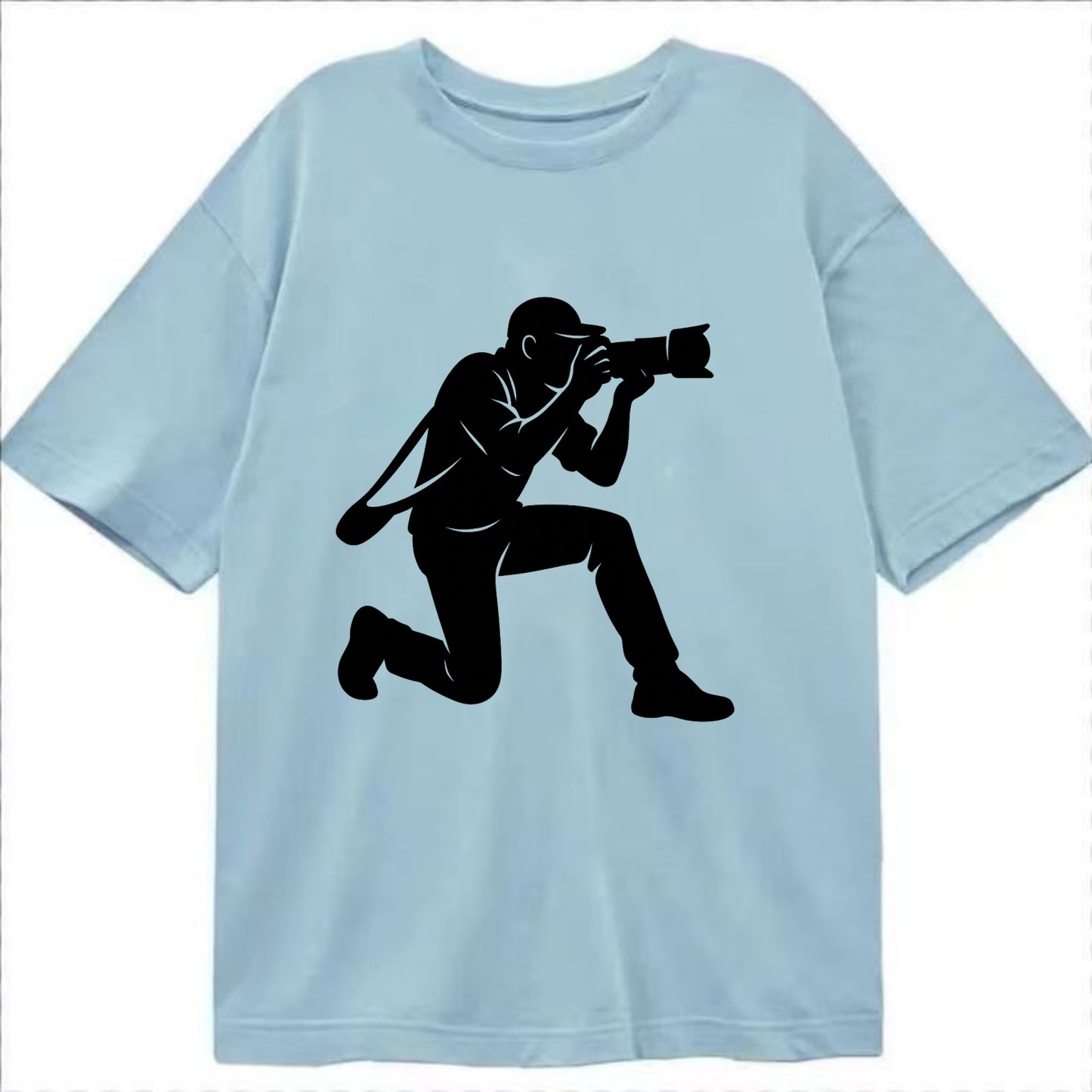 Photographer capturing perfect shot - Classic T-shirt - Light Blue
