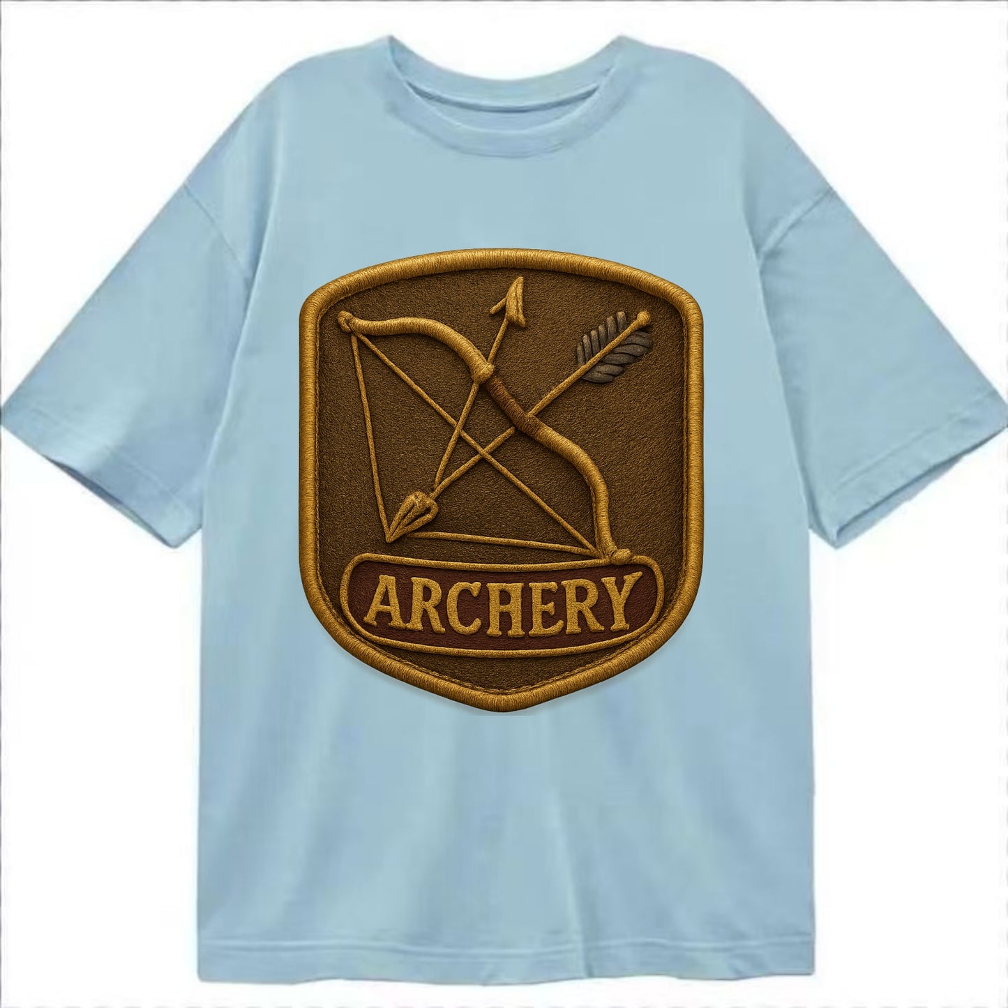Bow and arrow crossed - archery enthusiast - Classic T-shirt - Light Blue