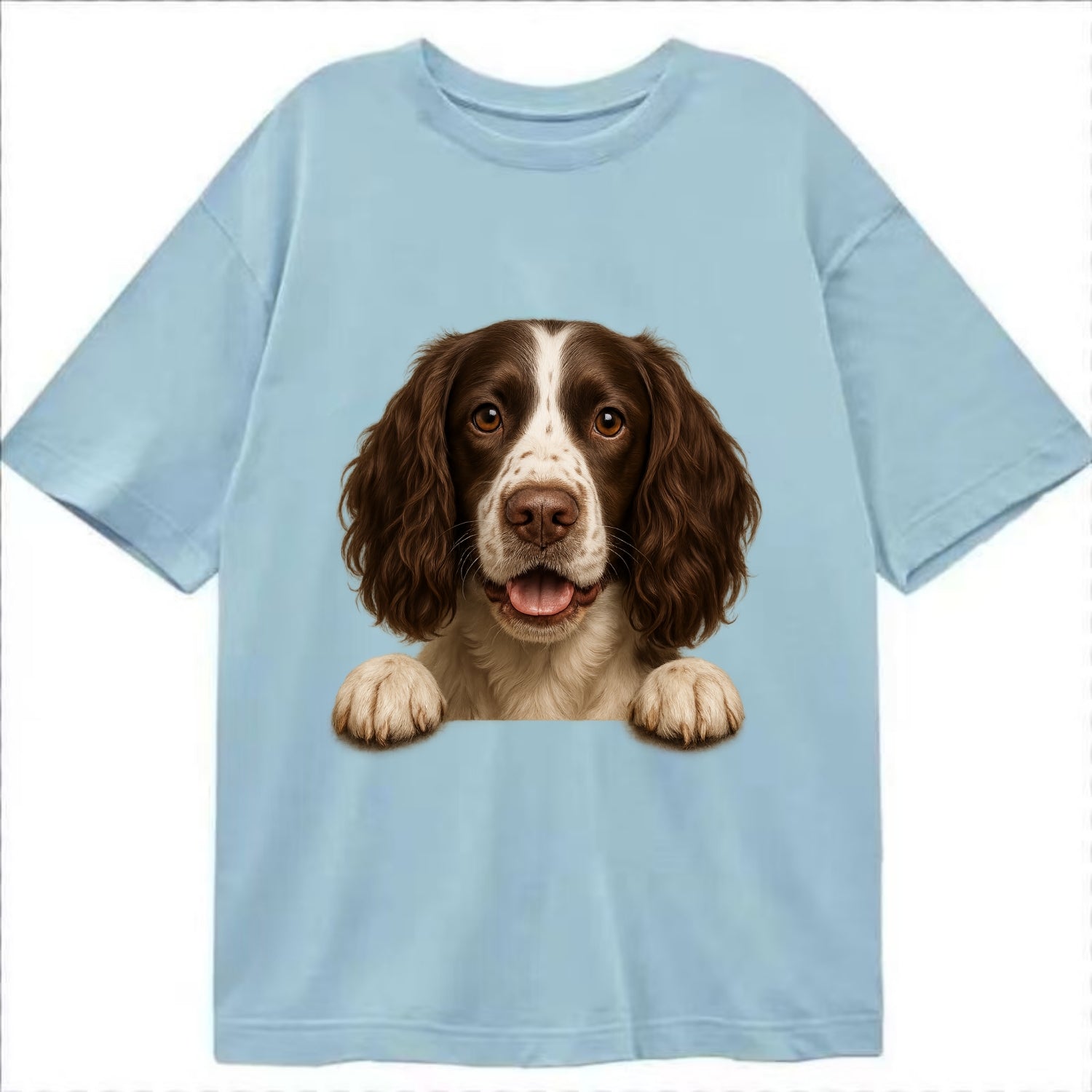 English Springer Spaniel  - Classic T-shirt - Light Blue