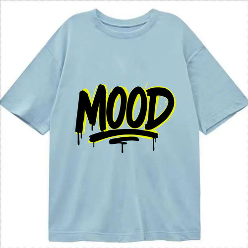 Bold typography design - MOOD - current state, feeling it - Classic T-shirt