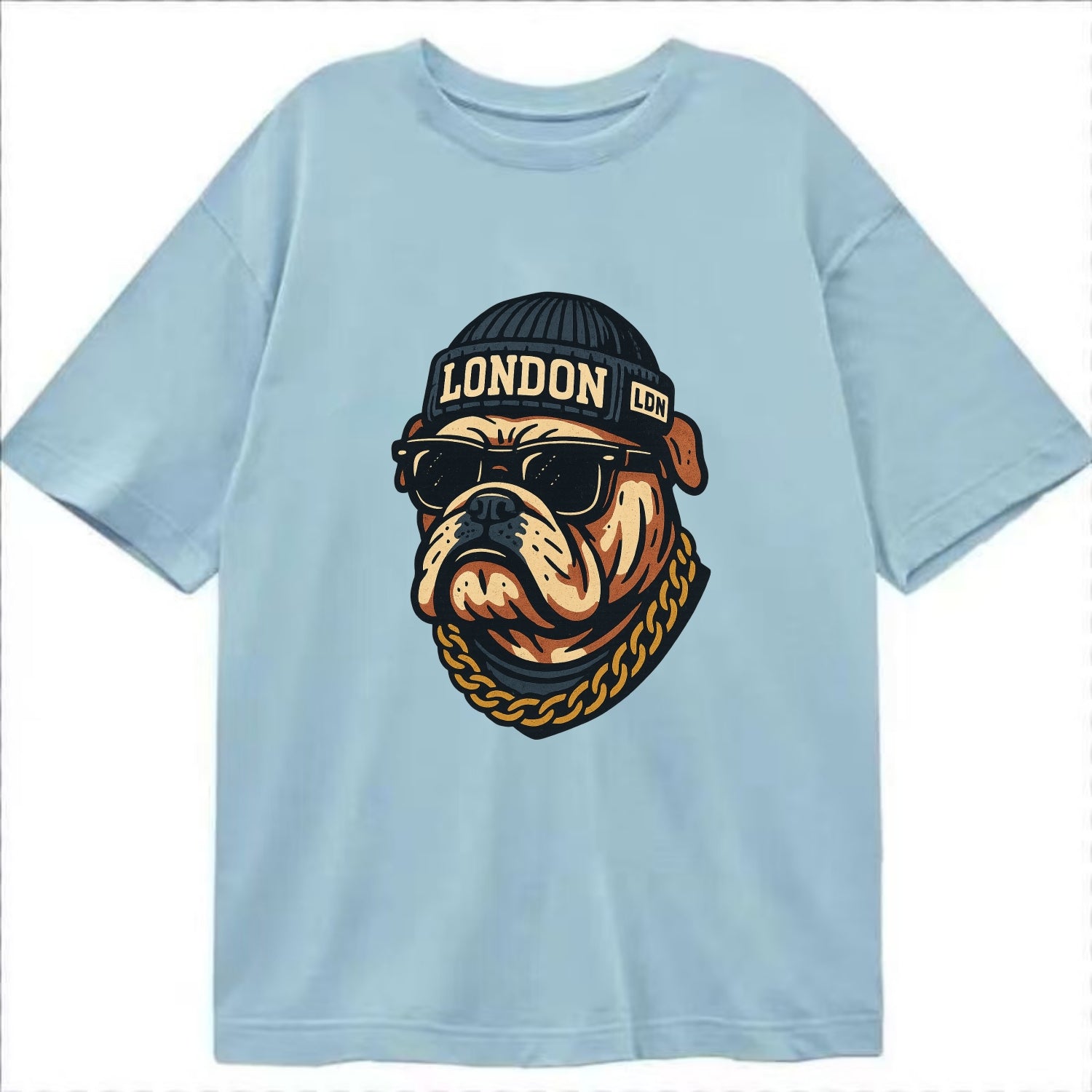 London Bulldog - Classic T-shirt - Light Blue