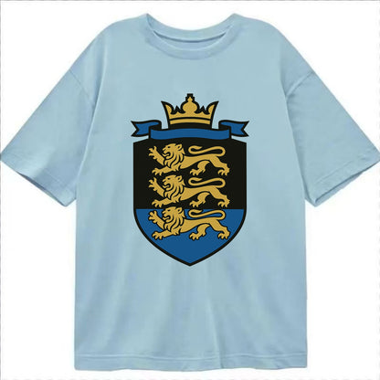 Estonia Royal Logo  - Classic T-shirt - Light Blue