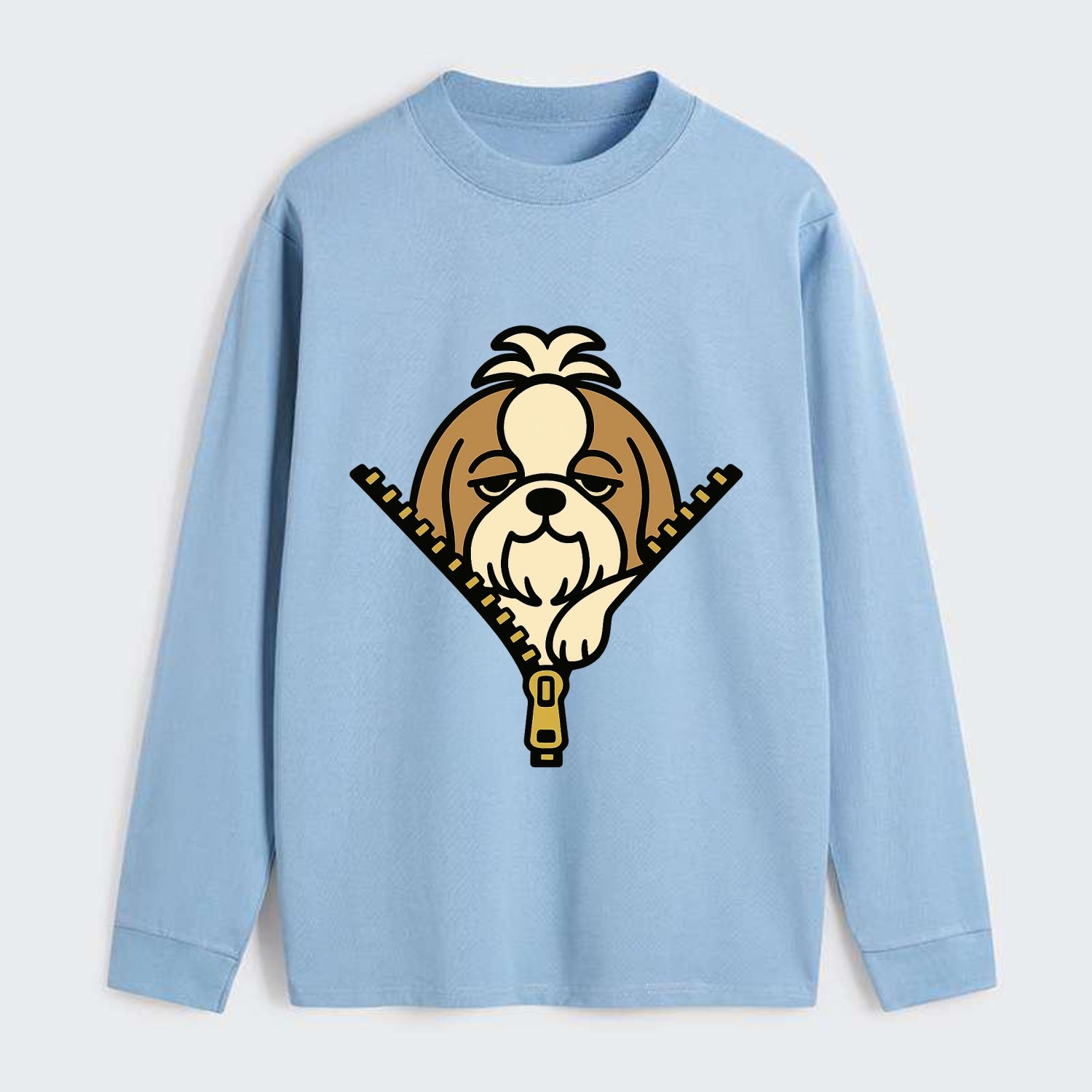 Shih Tzu - Classic Long Sleeve Shirt - Light Blue