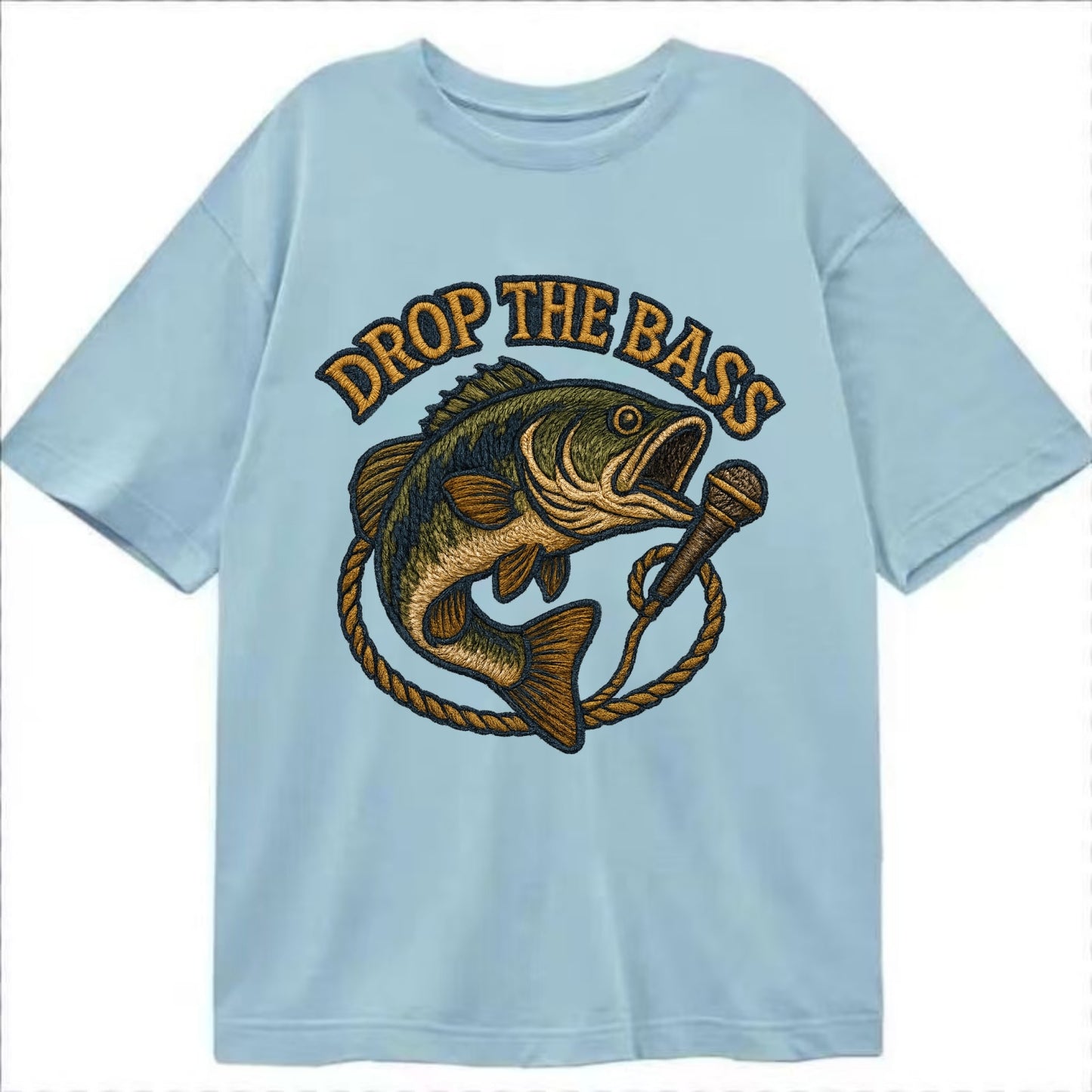 Drop The Bass  - Classic T-shirt - Light Blue
