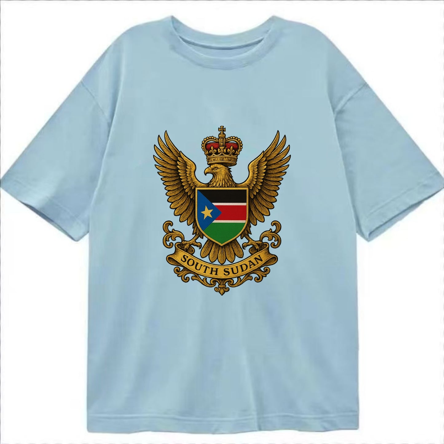 South Sudan Royal Logo  - Classic T-shirt - Light Blue