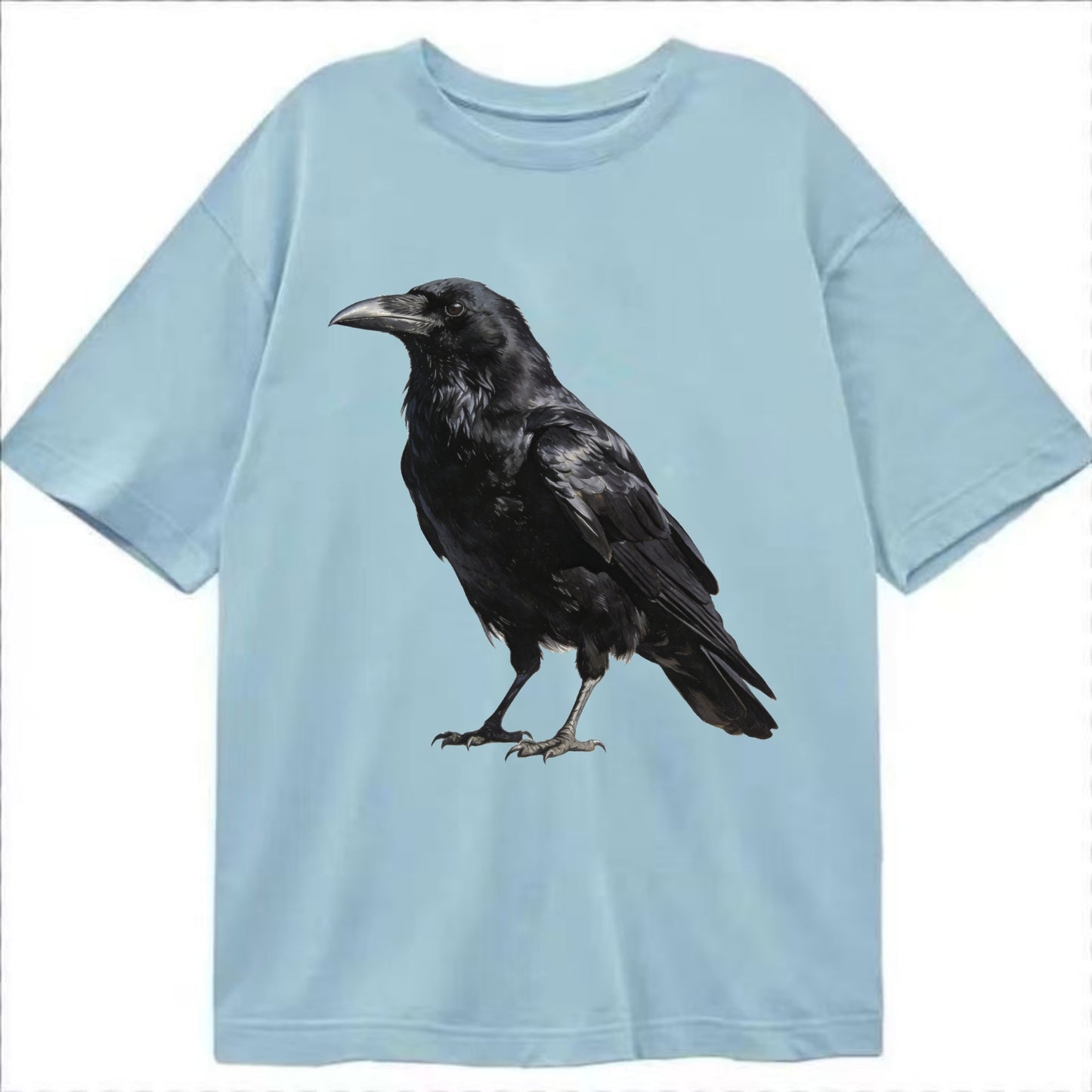 Raven - Classic T-shirt - Light Blue
