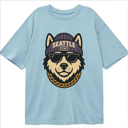 Seattle Husky - Classic T-shirt - Light Blue
