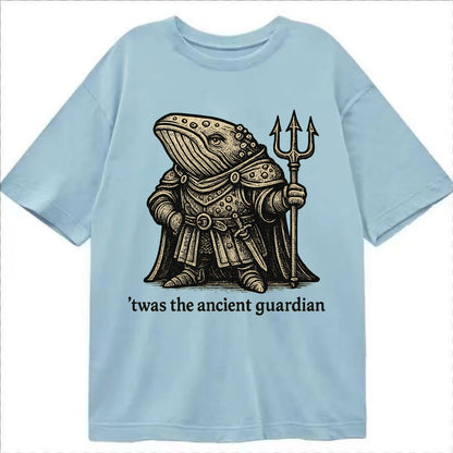 Whale Ancient Guardian  - Classic T-shirt - Light Blue