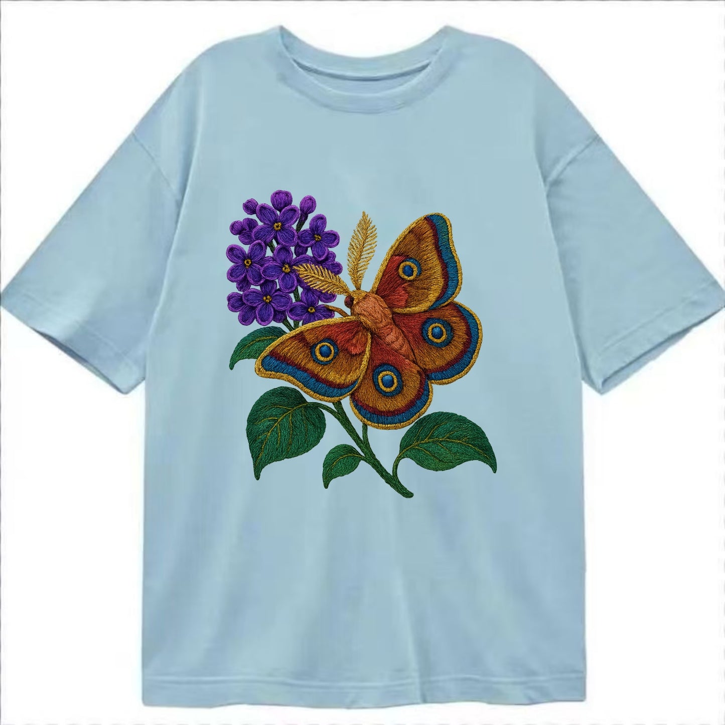Polyphemus Moth - Classic T-shirt - Light Blue