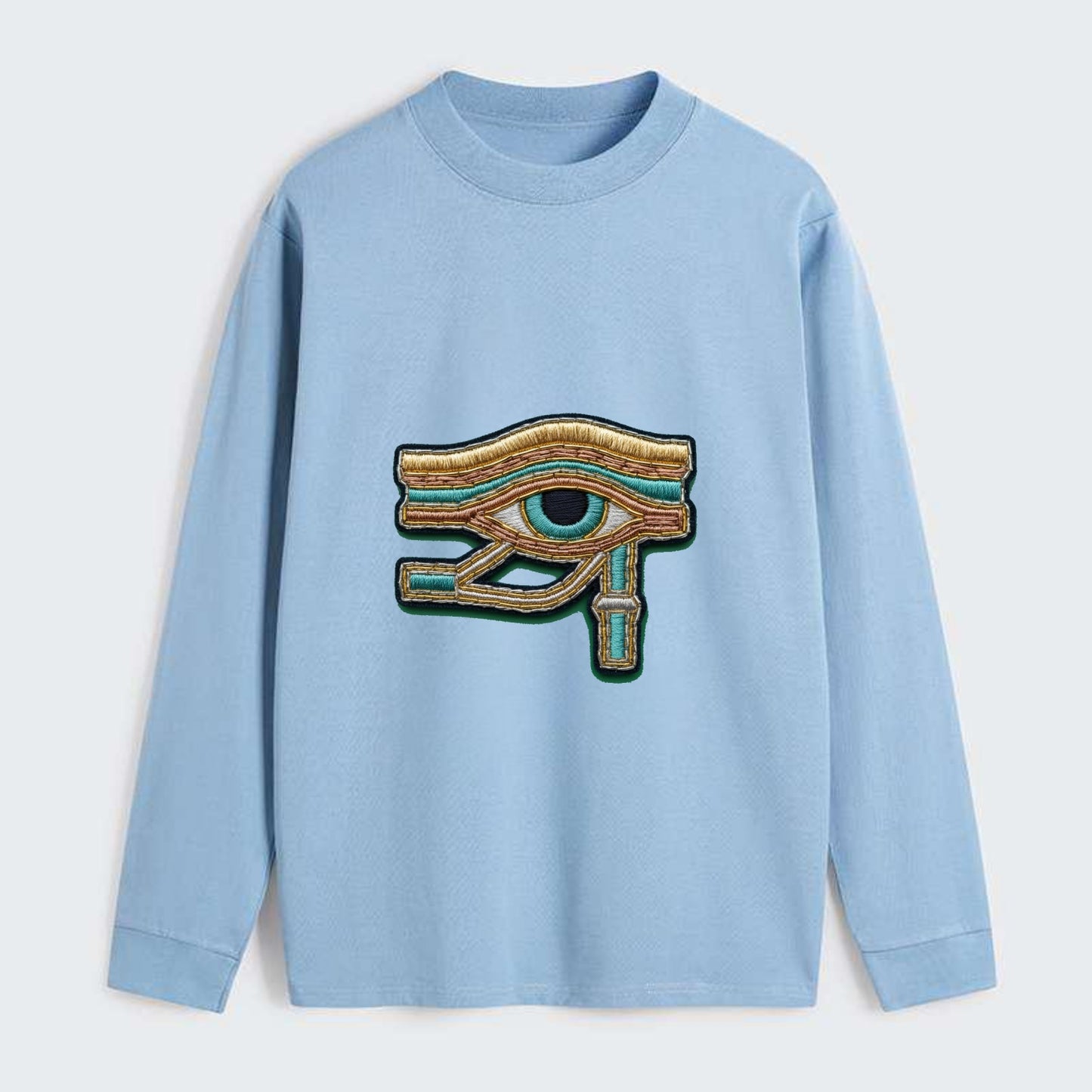 Eye of Horus - Classic Long Sleeve Shirt - Light Blue