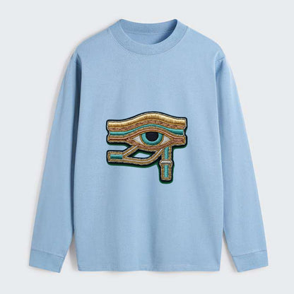 Eye of Horus - Classic Long Sleeve Shirt - Light Blue