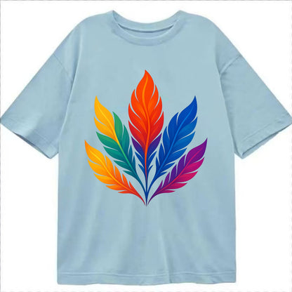 Phoenix Feathers - Each feather a differ - Classic T-shirt - Light Blue