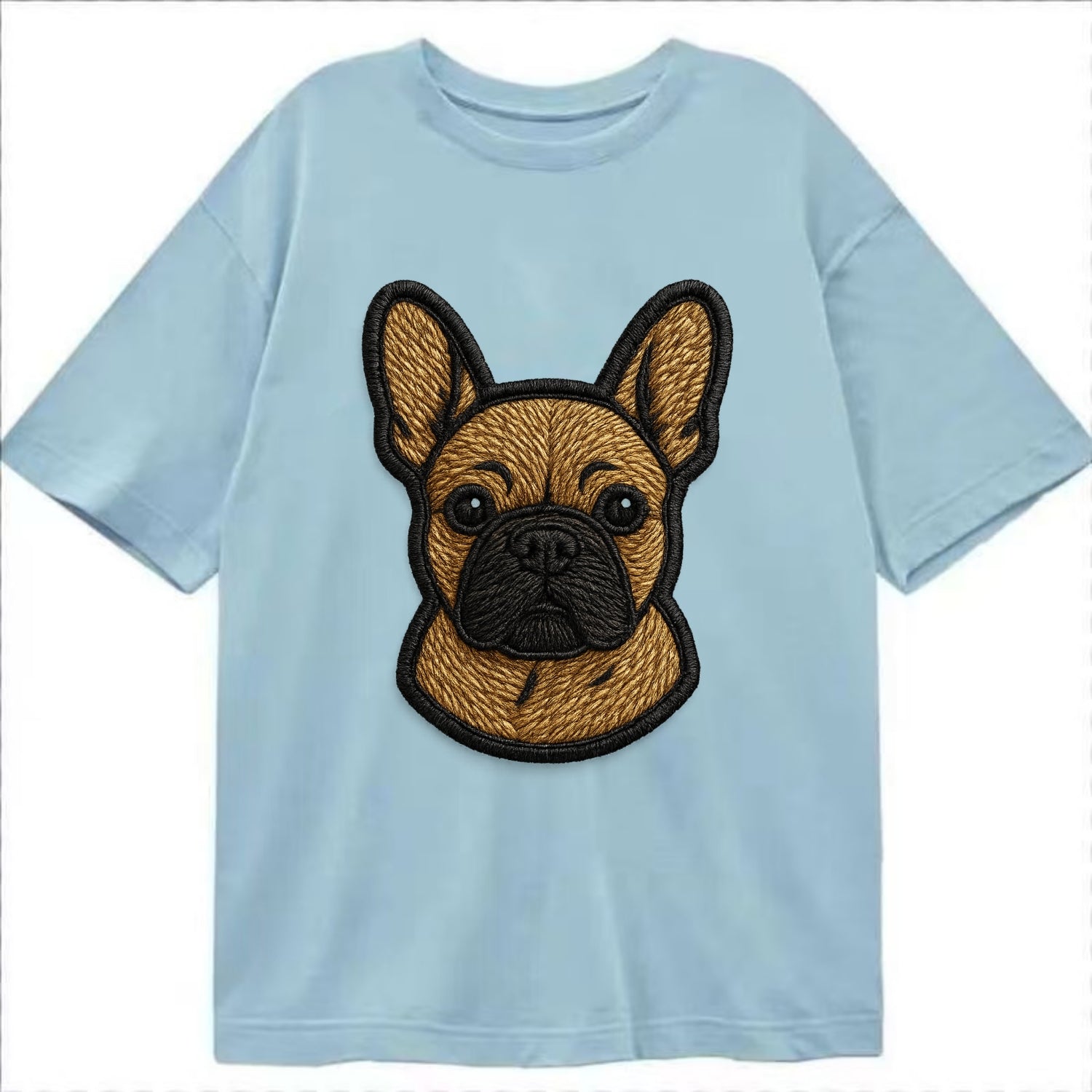 French Bulldog - Modern streetwear style - Classic T-shirt - Light Blue