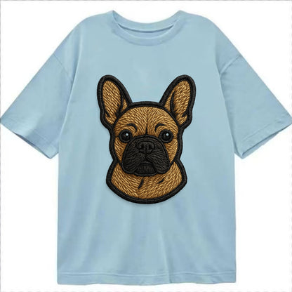 French Bulldog - Modern streetwear style - Classic T-shirt - Light Blue