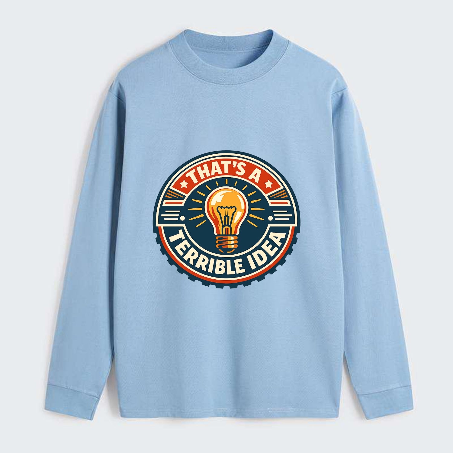 Bold Idea Rebellion - Classic Long Sleeve Shirt - Light Blue