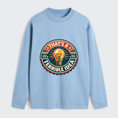 Bold Idea Rebellion - Classic Long Sleeve Shirt - Light Blue