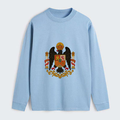 Imperial Eagle Of Spain Crest - Classic Long Sleeve Shirt - Light Blue
