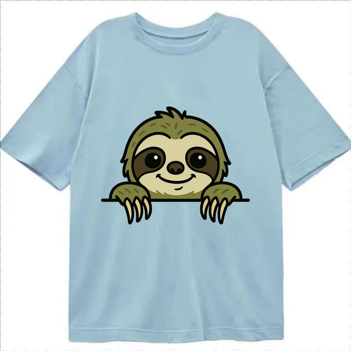 Sloth  - Classic T-shirt - Light Blue