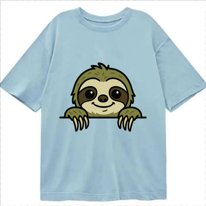 Sloth  - Classic T-shirt - Light Blue