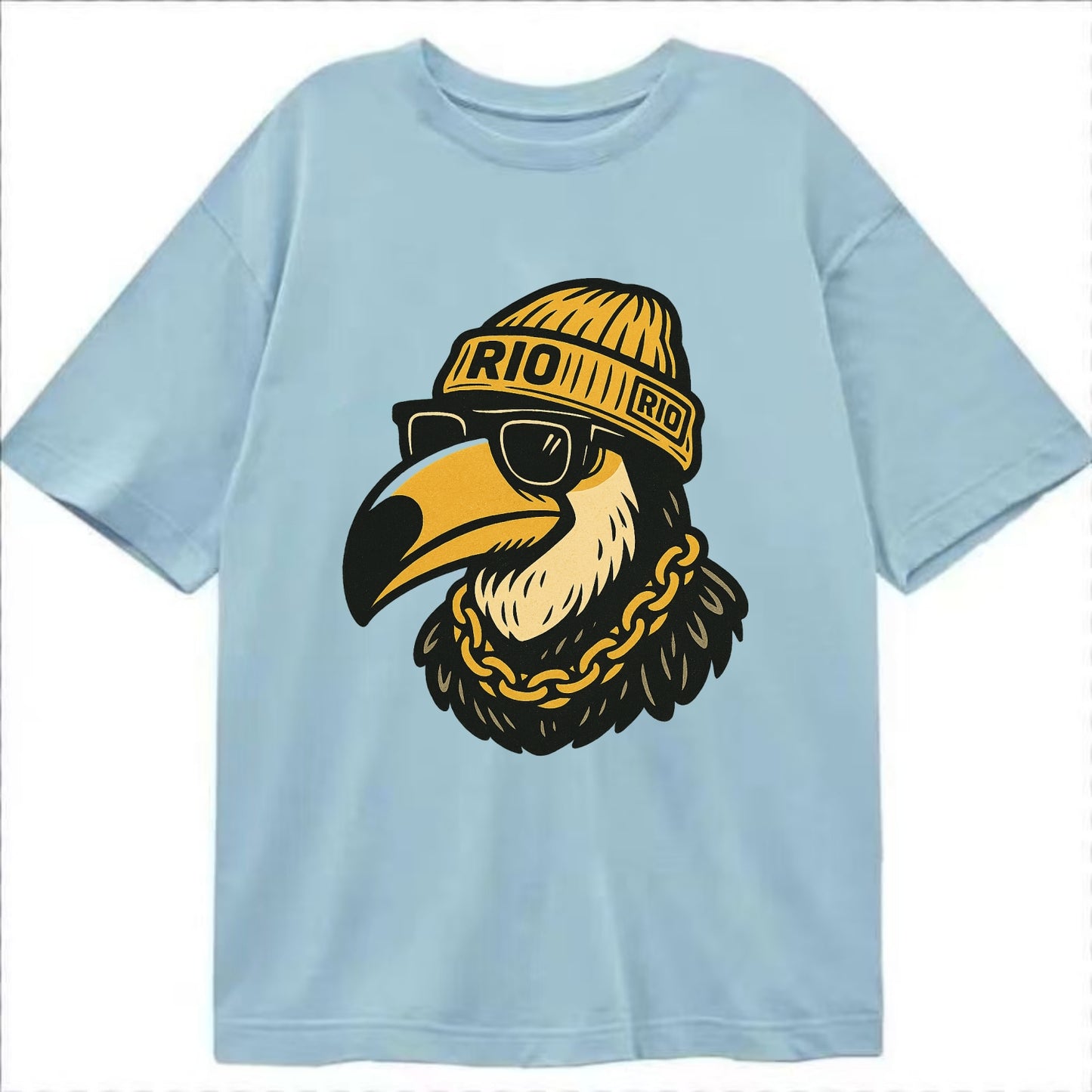 Rio Toucan - Classic T-shirt - Light Blue