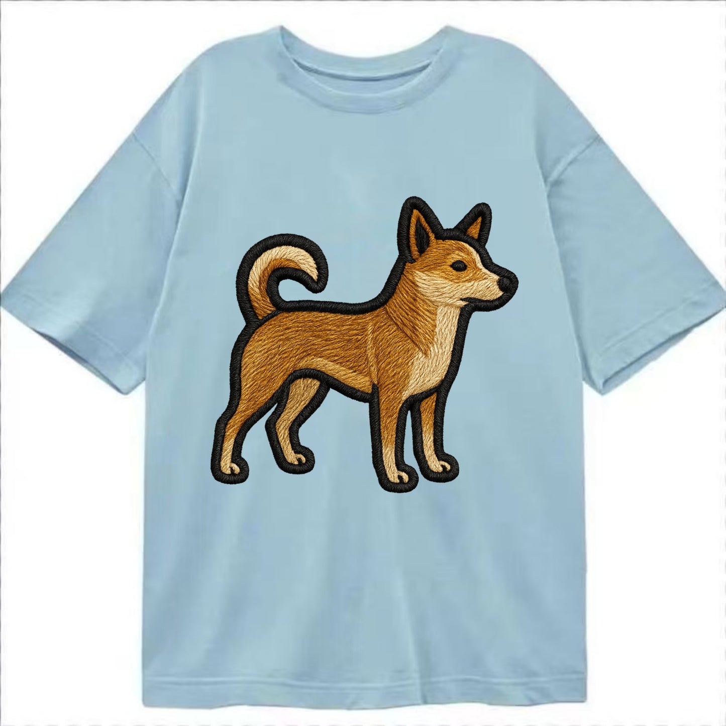 Norwegian Lundehund - Modern puffin hunt - Classic T-shirt - Light Blue