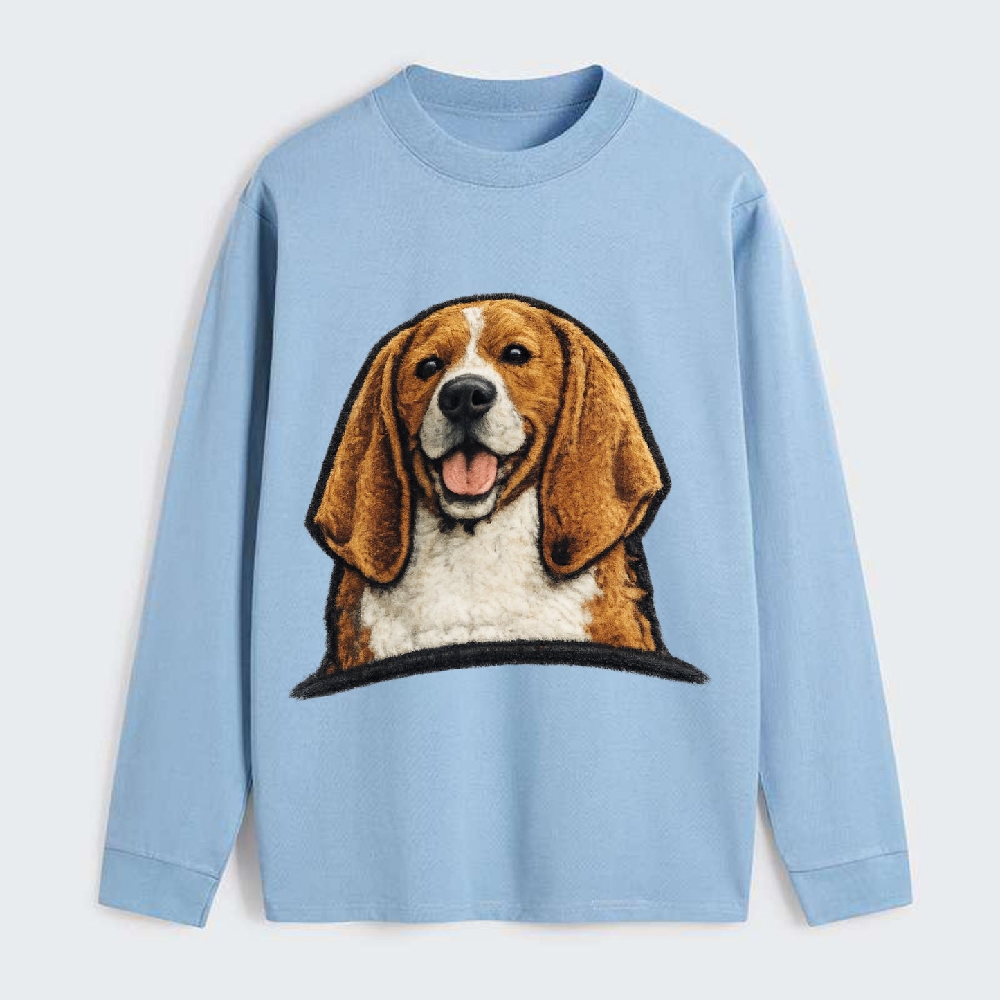 Buddy Beagle - Classic Long Sleeve Shirt - Light Blue