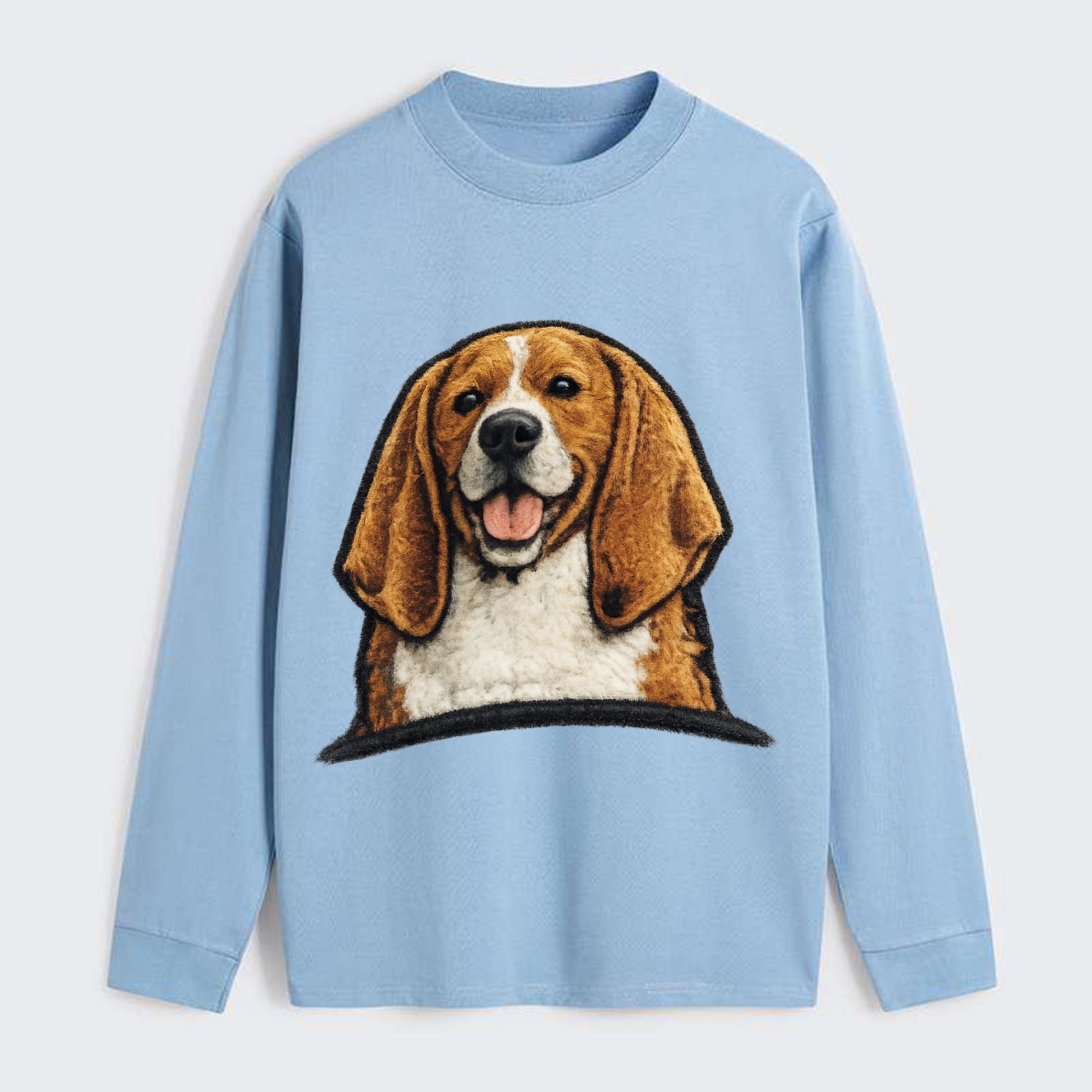 Buddy Beagle - Classic Long Sleeve Shirt - Light Blue