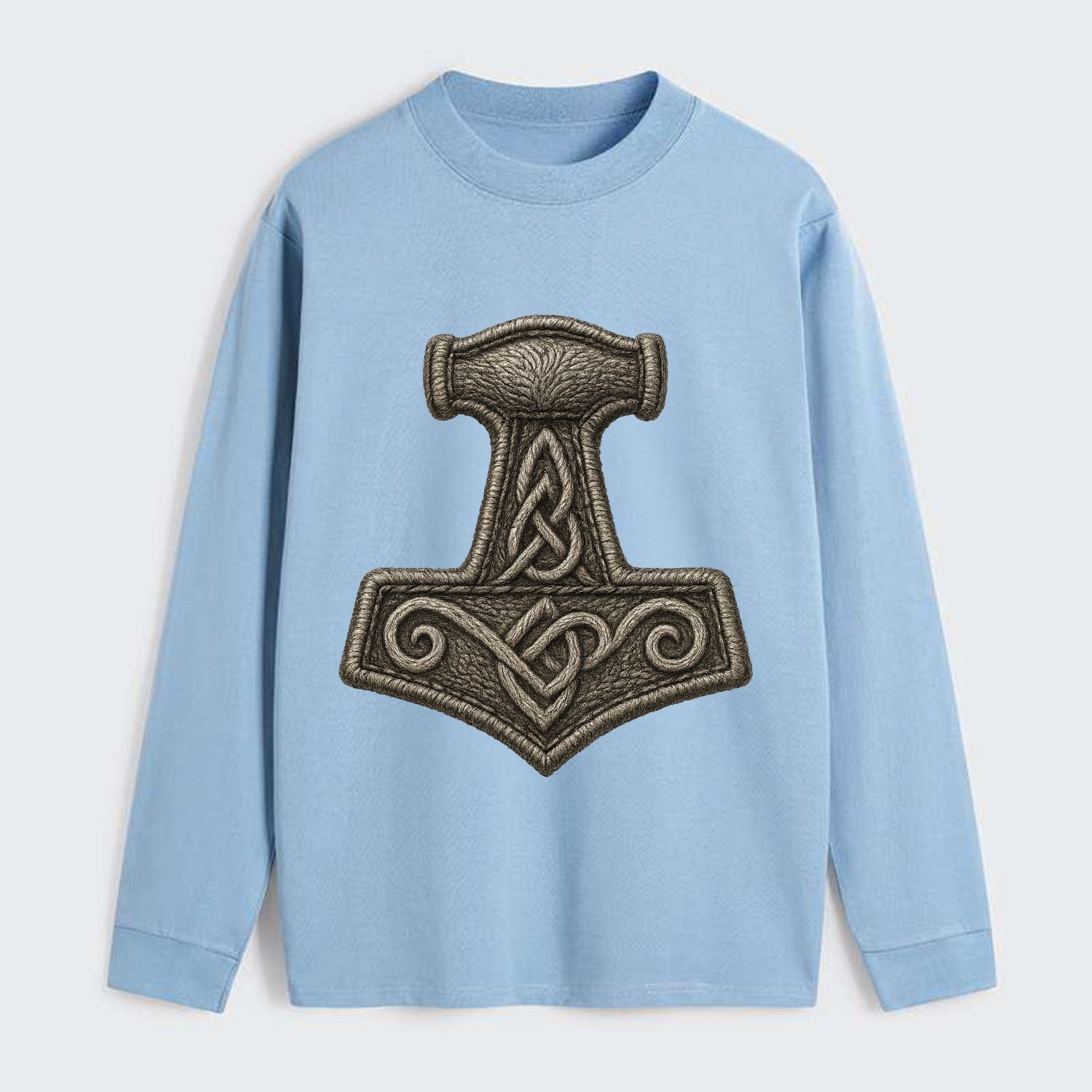Mjolnir  - Classic Long Sleeve Shirt - Light Blue