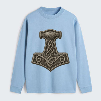 Mjolnir  - Classic Long Sleeve Shirt - Light Blue