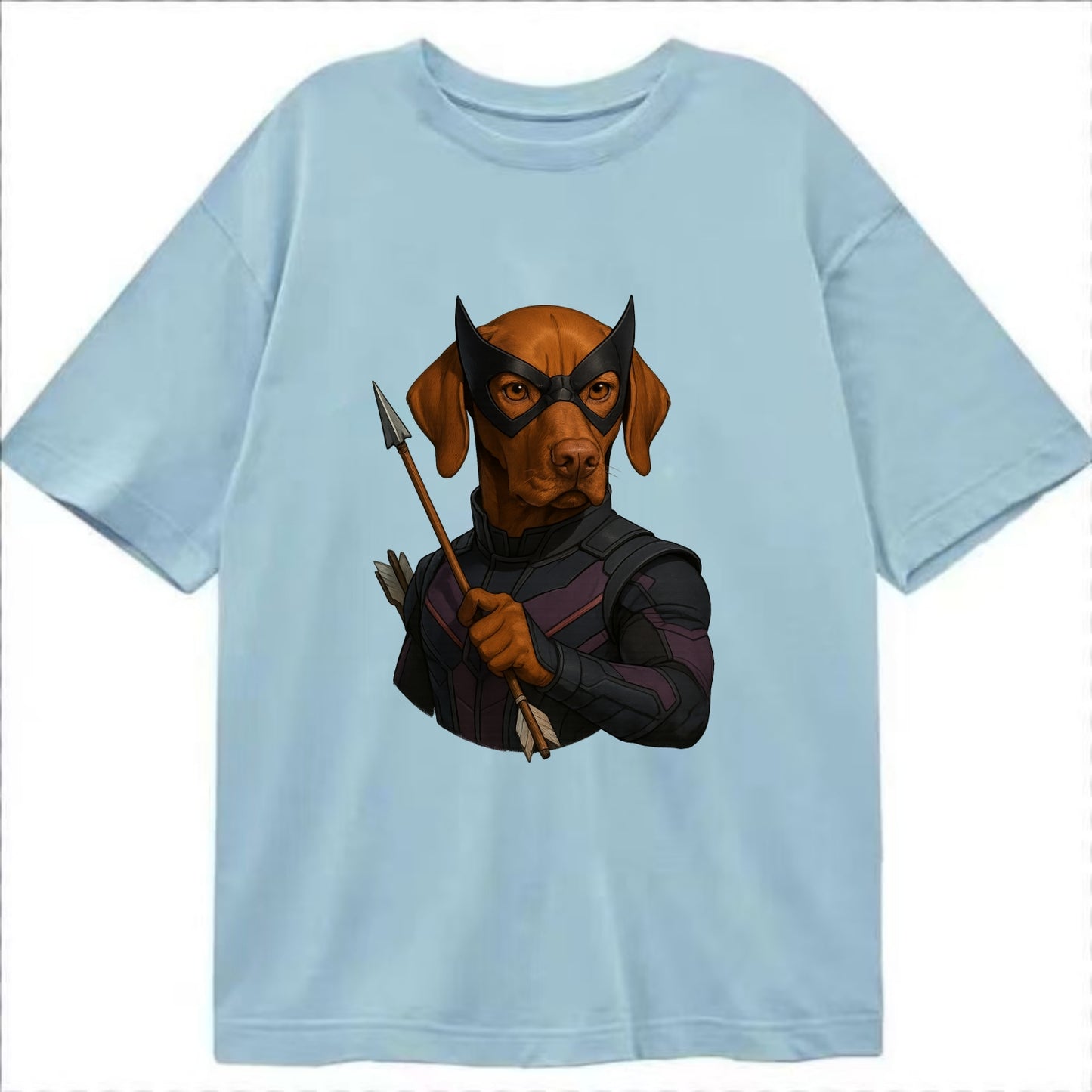 Vizsla Hawkeye  - Classic T-shirt - Light Blue