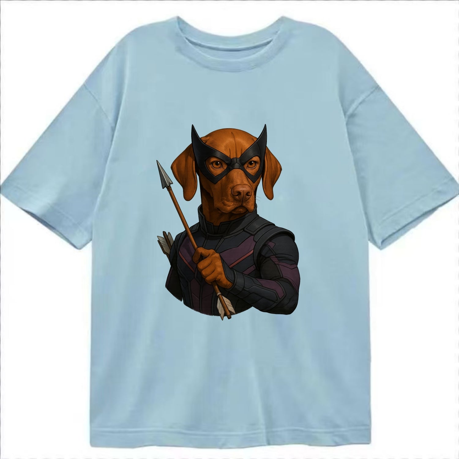 Vizsla Hawkeye  - Classic T-shirt - Light Blue