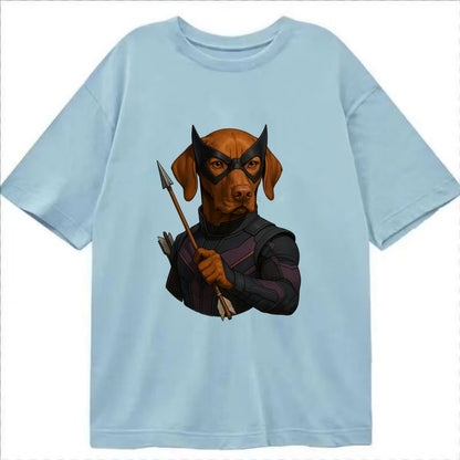 Vizsla Hawkeye  - Classic T-shirt - Light Blue