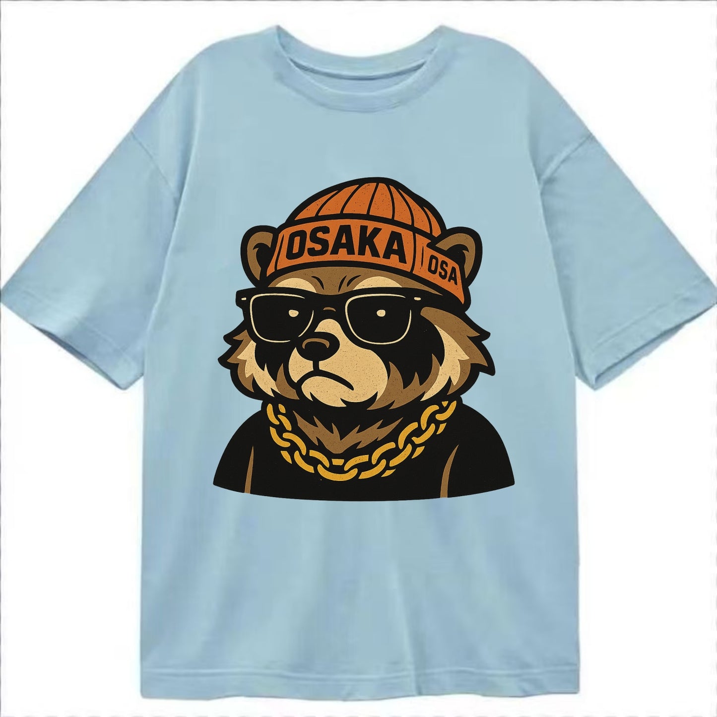 Osaka Tanuki - Classic T-shirt - Light Blue