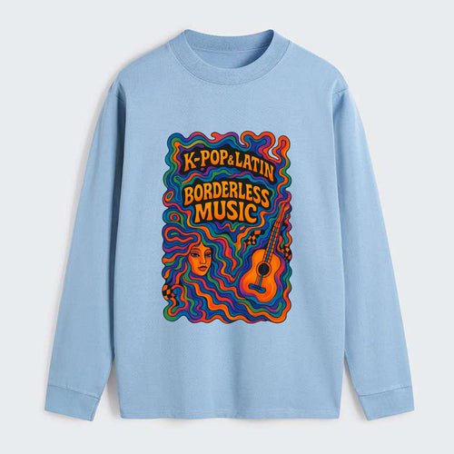 K-Pop and Latin fusion explosion - Borderless Music - cross-cultural - Classic Long Sleeve Shirt