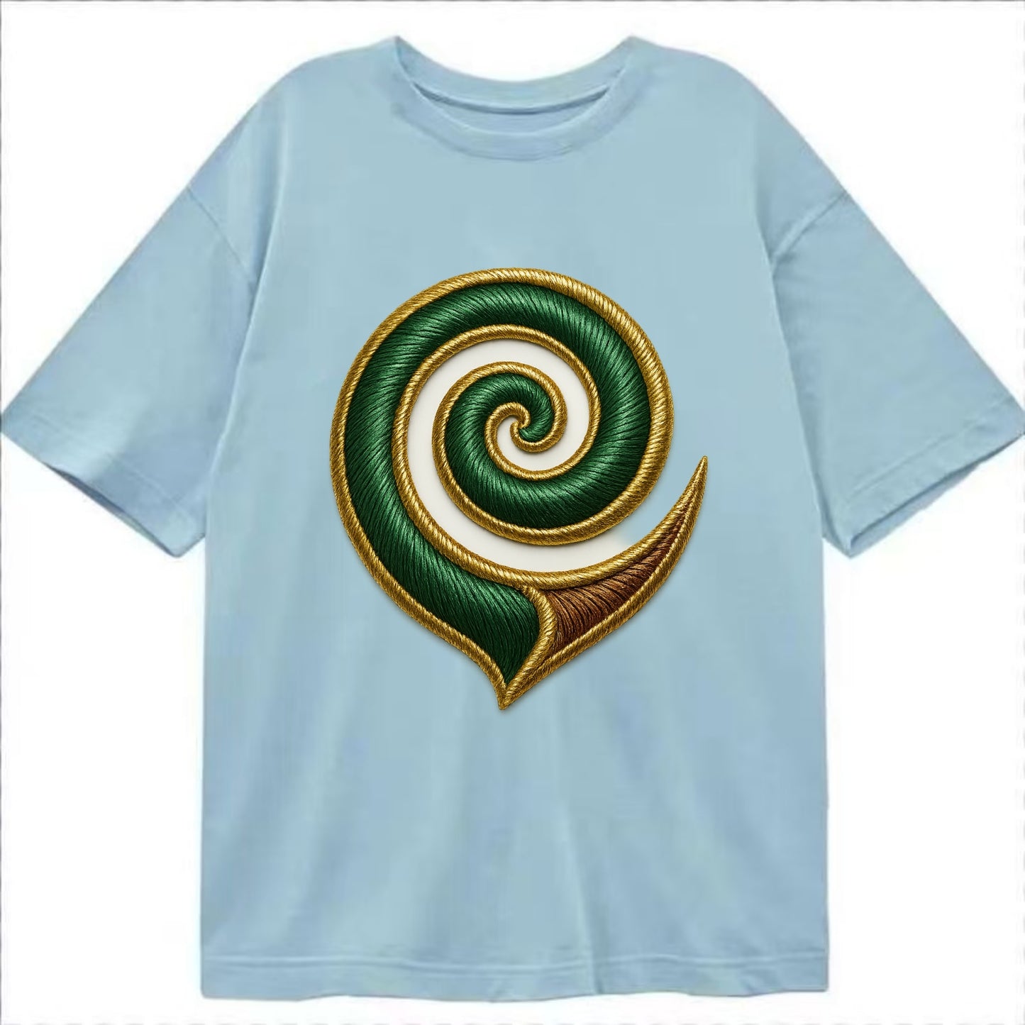 Maori Koru  - Classic T-shirt - Light Blue