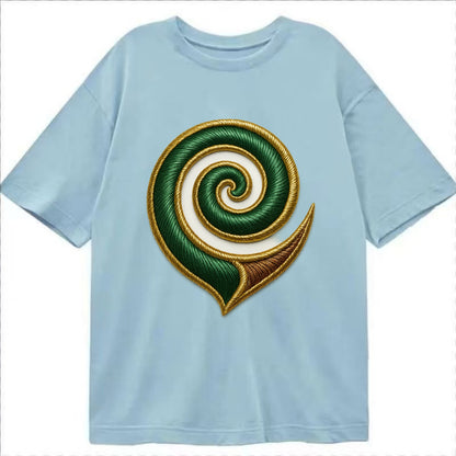 Maori Koru  - Classic T-shirt - Light Blue