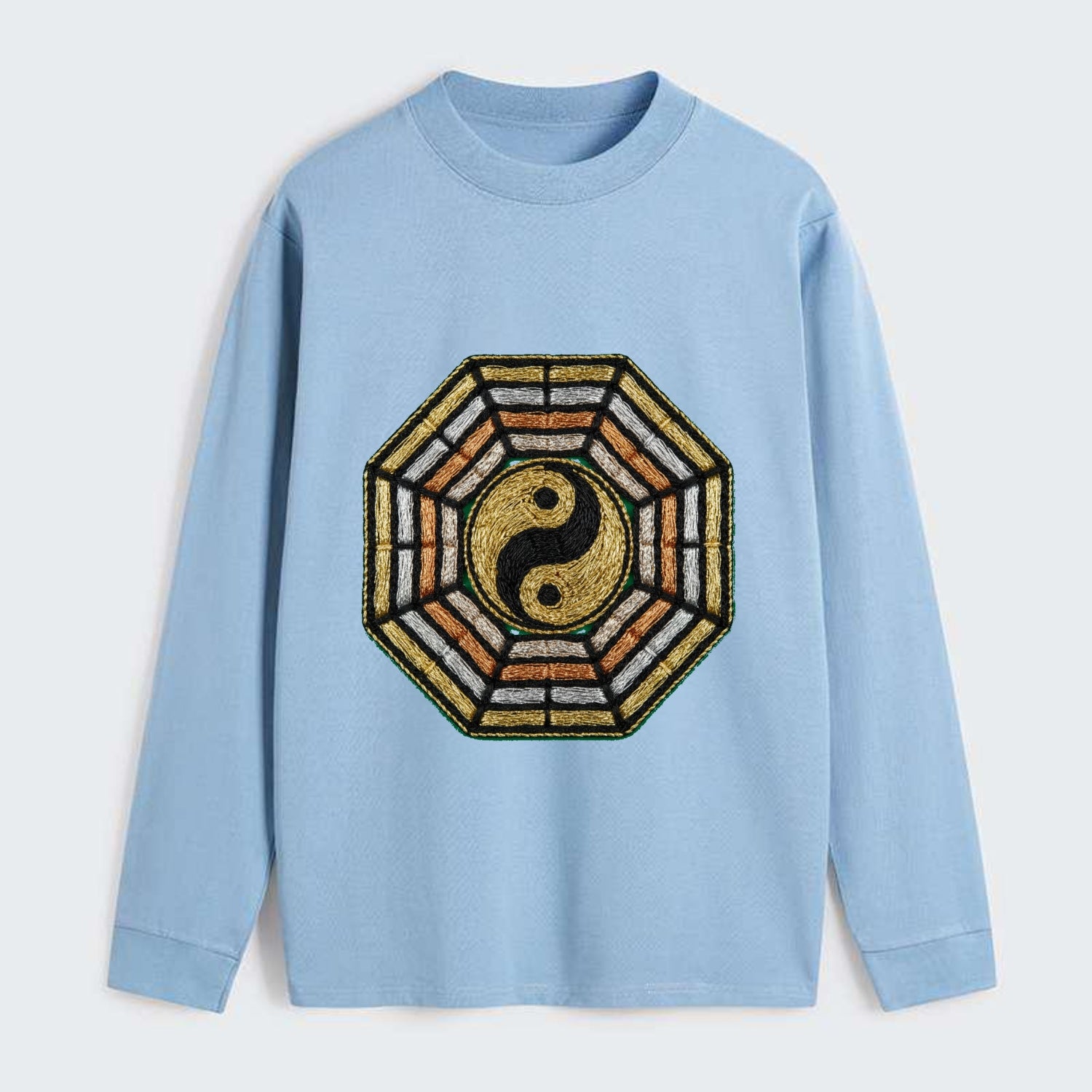 Bagua - Classic Long Sleeve Shirt - Light Blue