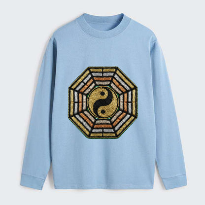 Bagua - Classic Long Sleeve Shirt - Light Blue