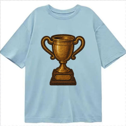 Trophy Cup  - Classic T-shirt - Light Blue
