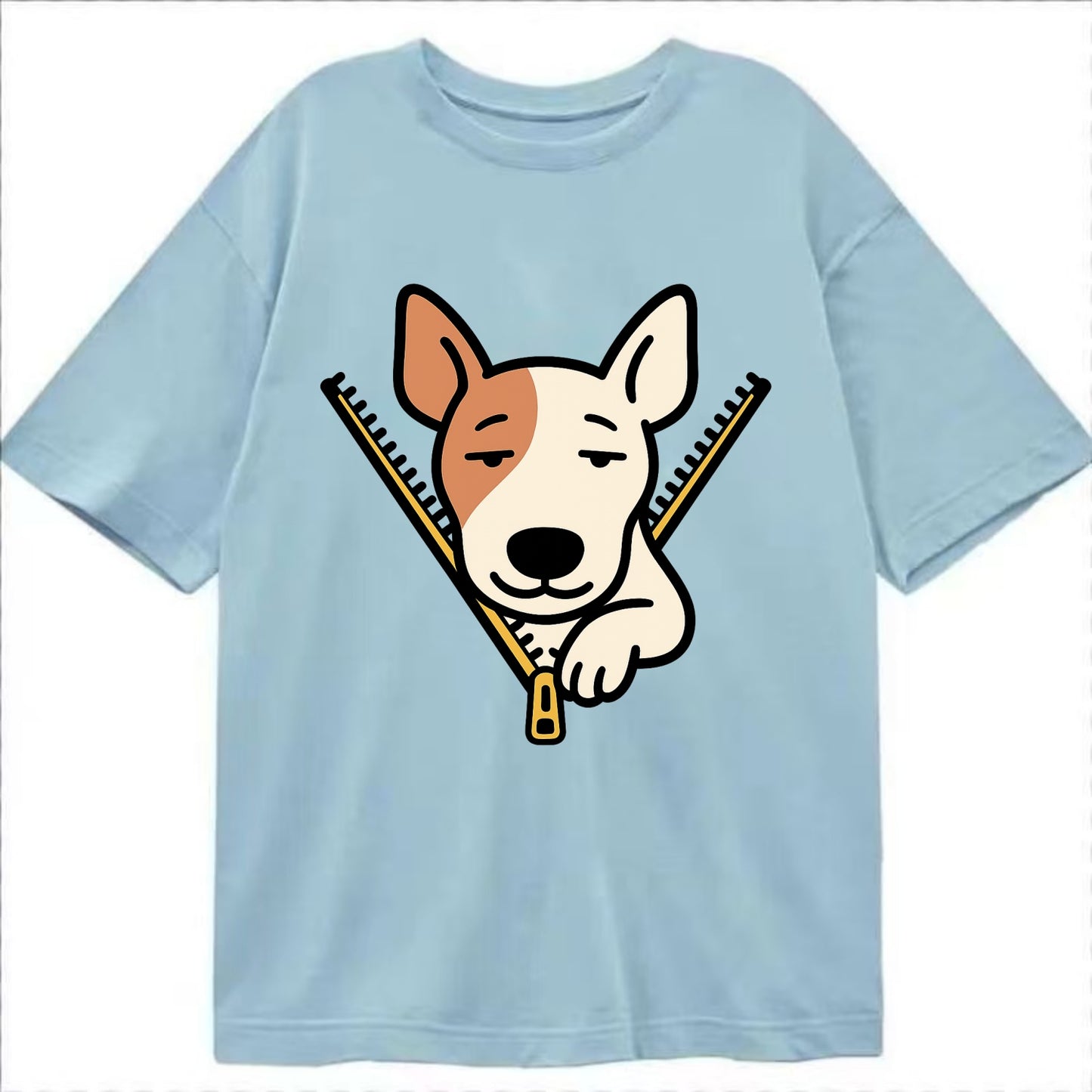 Bull Terrier - Classic T-shirt - Light Blue