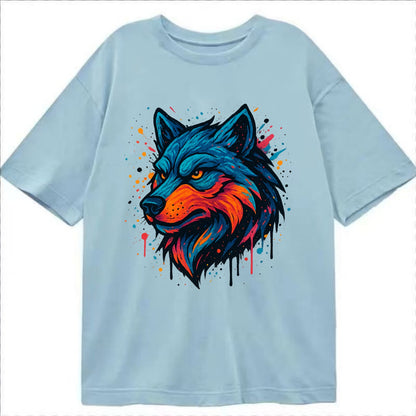 Velvet Wolf Royal  - Classic T-shirt - Light Blue