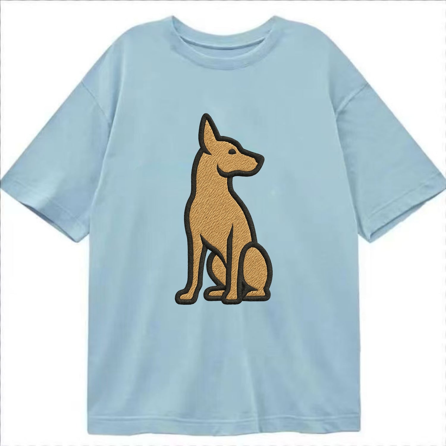 Pharaoh Hound - Tan colored sitting pose Classic T-shirt - Light Blue