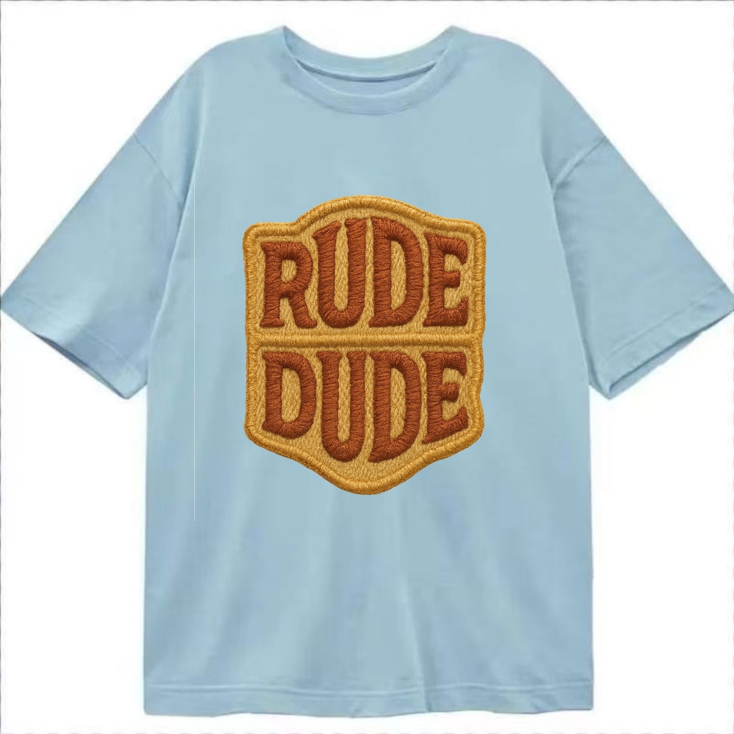 RUDE;DUDE ENERGY Surf Green Trucker - Classic T-shirt - Light Blue