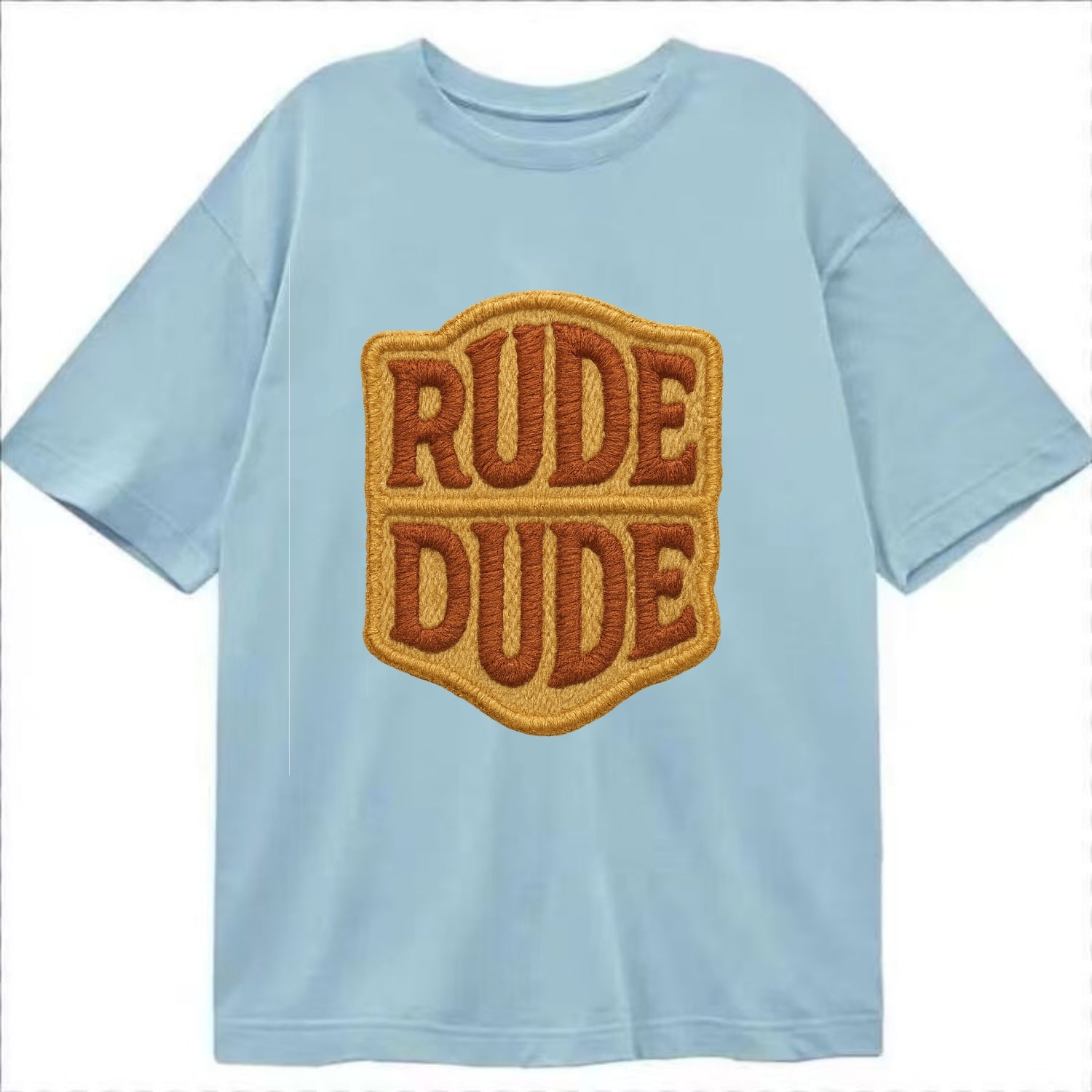 RUDE;DUDE ENERGY Surf Green Trucker - Classic T-shirt - Light Blue